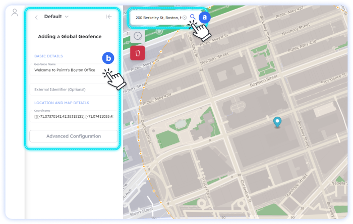 update gps geofence