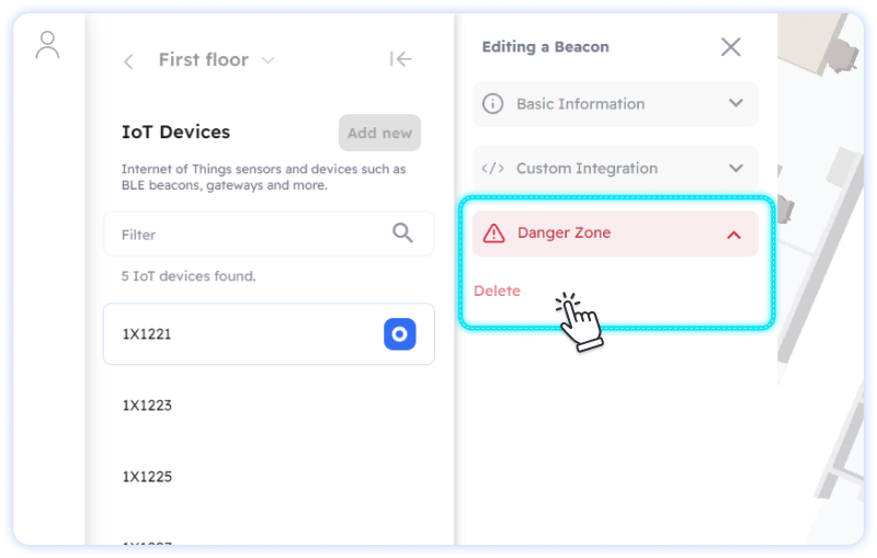 Delete IoT devices