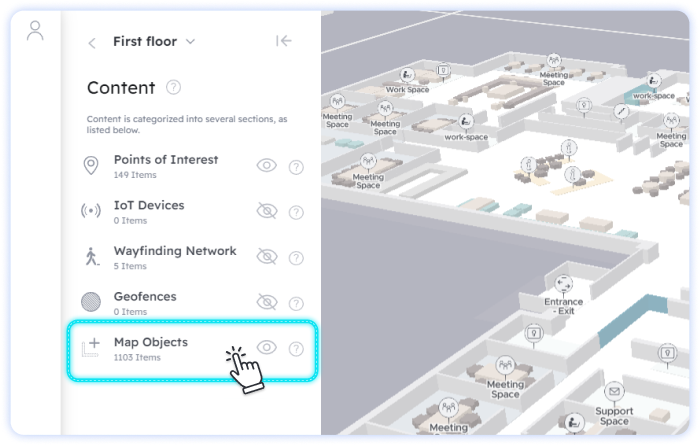 Access Map Object page