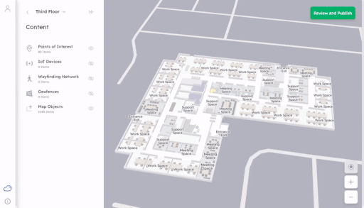 Creating paths via Pointr Cloud Dashboard