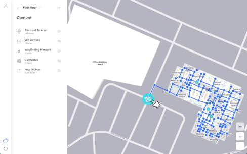 add cutom transition to enable cross building wayfinding building A