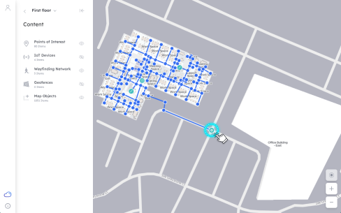 add cutom transition to enable cross building wayfinding building A