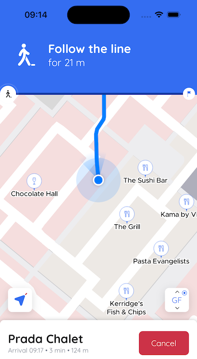 Improved navigation - Live Direction